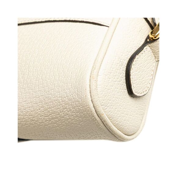 Pre Loved gucci Mini Leather Ophidia Crossbody Women White Crossbody Bags - Picture 7 of 8